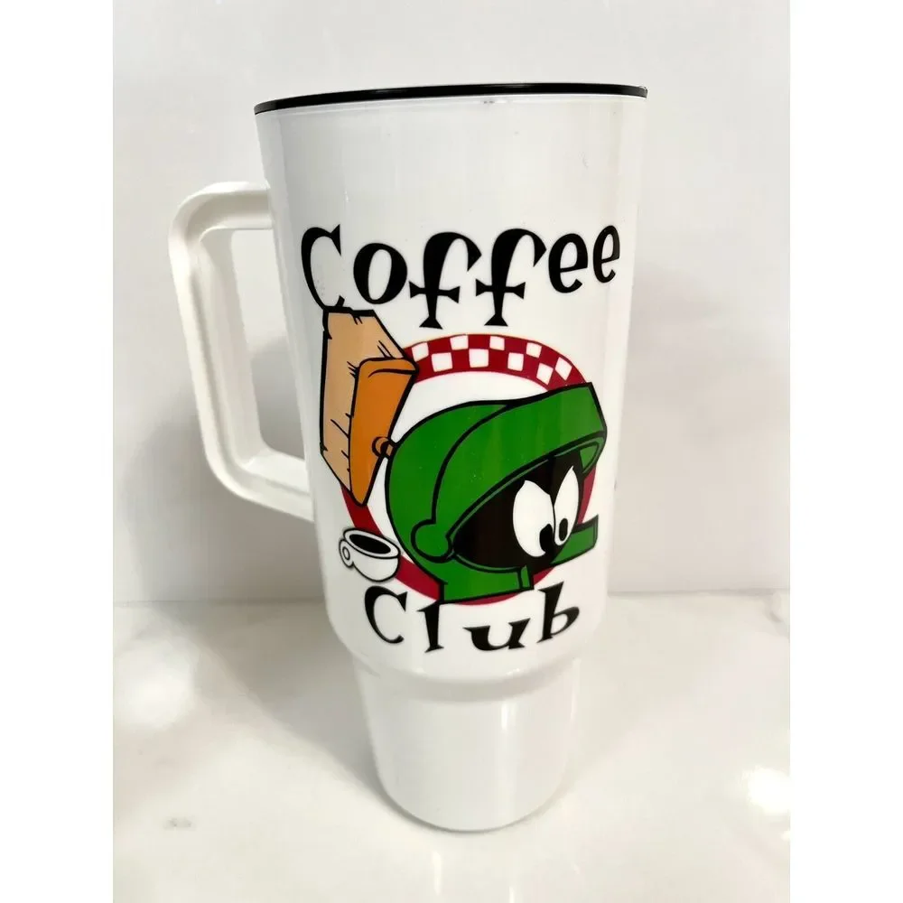 MARVIN THE MARTIAN Vintage 1990s Looney Tunes Warner Brothers Bowl Mug Bottle
